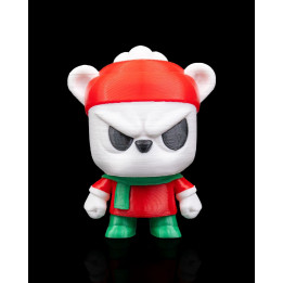 Anty Bear De Noël – Figurine & Porte-Clés Grognon Made In Occitanie