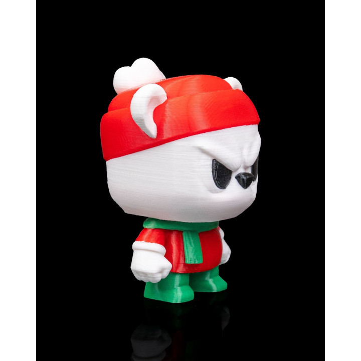 Anty Bear De Noël – Figurine & Porte-Clés Grognon Made In Occitanie