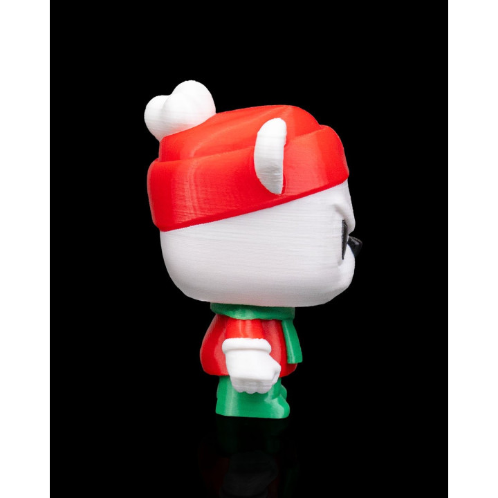 Anty Bear De Noël – Figurine & Porte-Clés Grognon Made In Occitanie