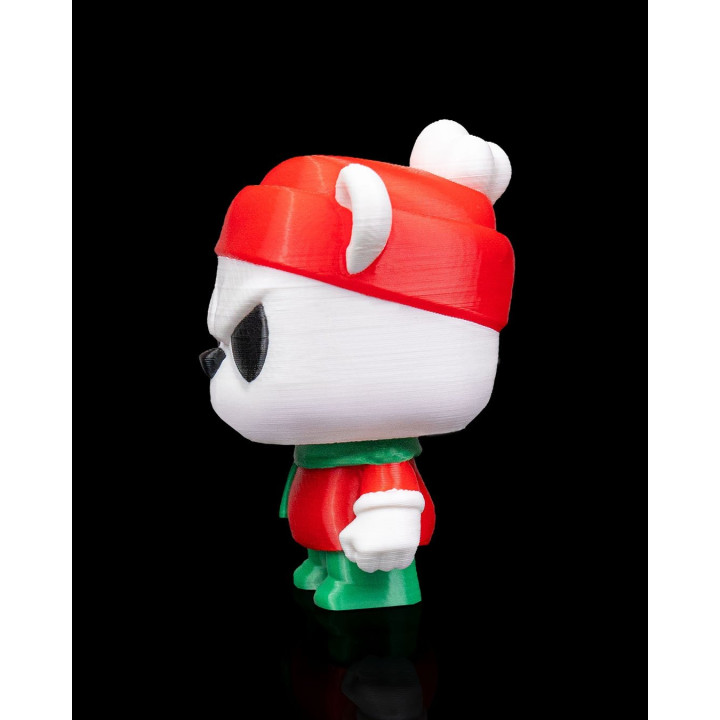 Anty Bear De Noël – Figurine & Porte-Clés Grognon Made In Occitanie