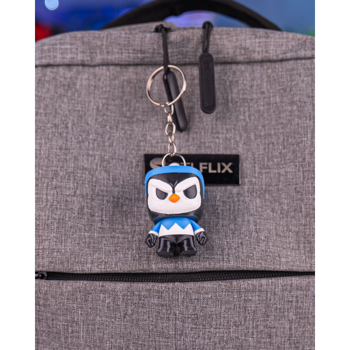 Anty Penguin – Figurine Pingouin Collector Avec Boîte & Porte-Clés