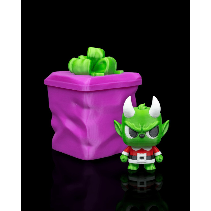 Granty – Figurine De Noël Grincheuse & Porte-Clés Avec Boîte Cadeau