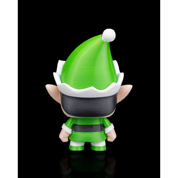 Anty Elf – Figurine Lutin De Noël Grognon Avec Boîte Cadeau & Porte-Clés