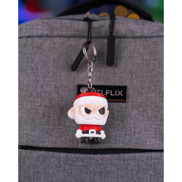 Santy Claus – Figurine Père Noël Badass & Porte-Clés
