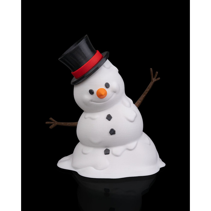 Lampe De Table Bonhomme De Neige Souriant – Veilleuse De Noël Lumineuse