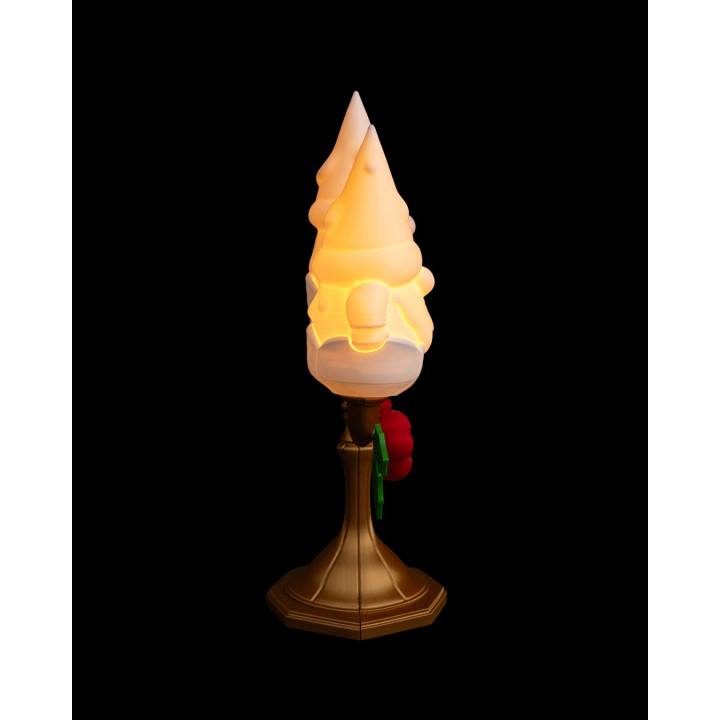 Gnomedelabra – Lampe De Table Gnomes De Noël