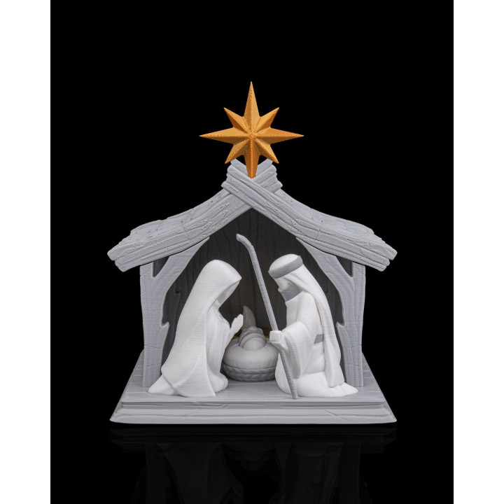 Crèche De Noël Lumineuse – Lampe De Table Nativité