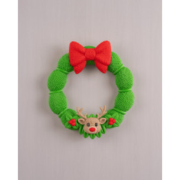 Couronne De Noël Renne – Décoration De Porte Festive