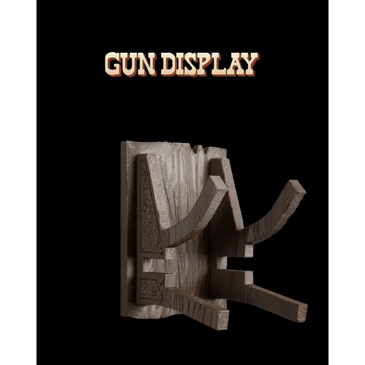 Présentoir Western Pistolets – Mural ou Posable