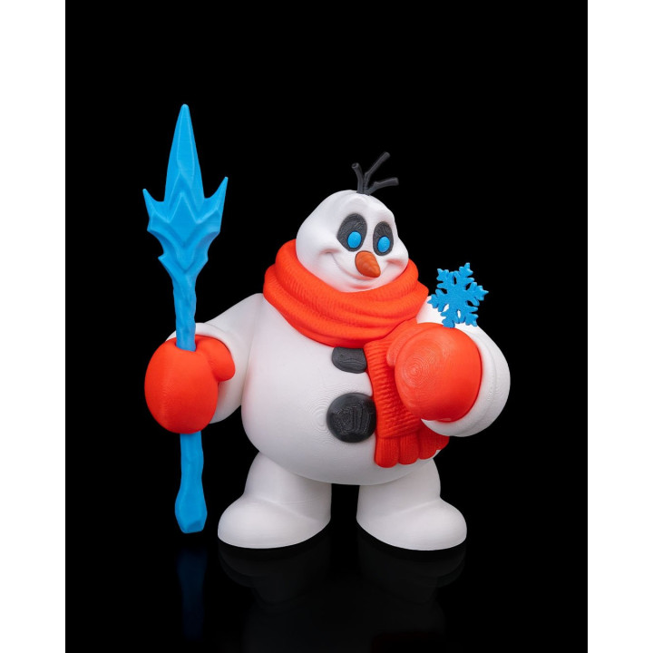 Snow Sentinel – Figurine Bonhomme De Neige Guerrier