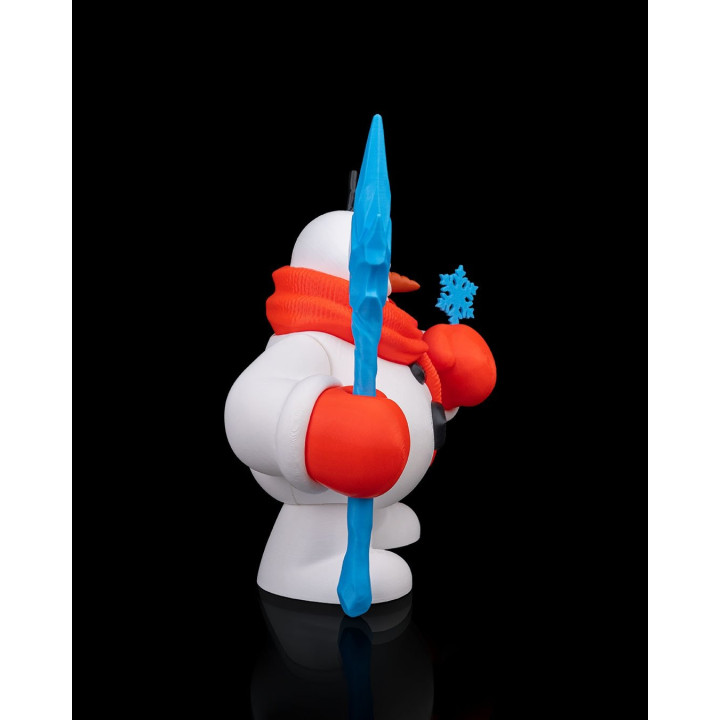 Snow Sentinel – Figurine Bonhomme De Neige Guerrier