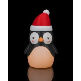 Pingouin Noël LED – Veilleuse Made in Occitanie