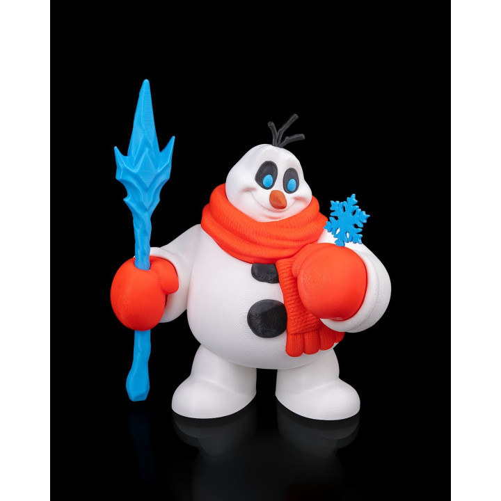 Snow Sentinel – Figurine Bonhomme De Neige Guerrier