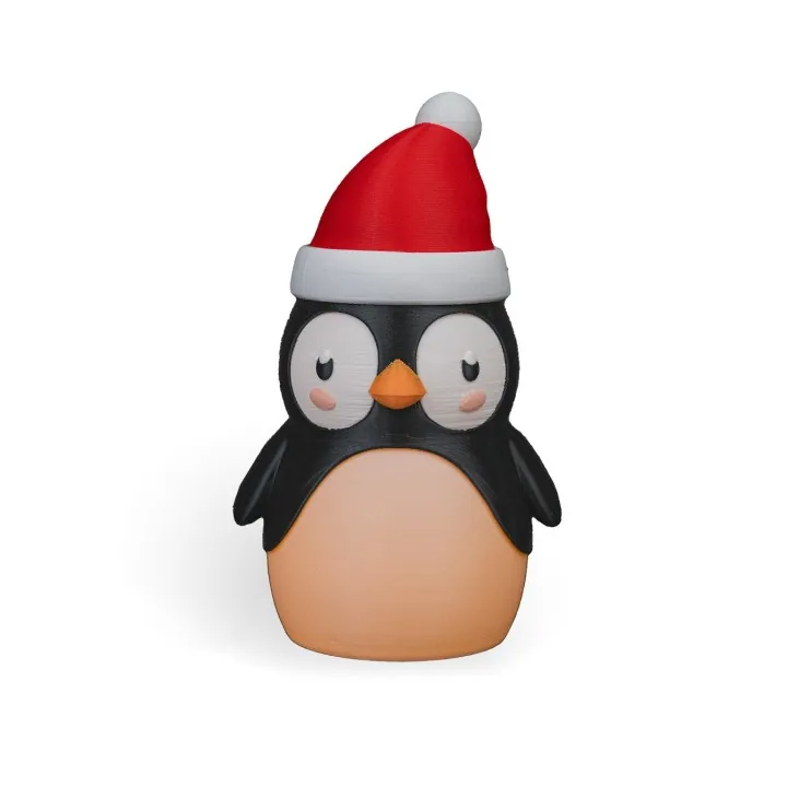 Pingouin Noël LED – Veilleuse Made in Occitanie