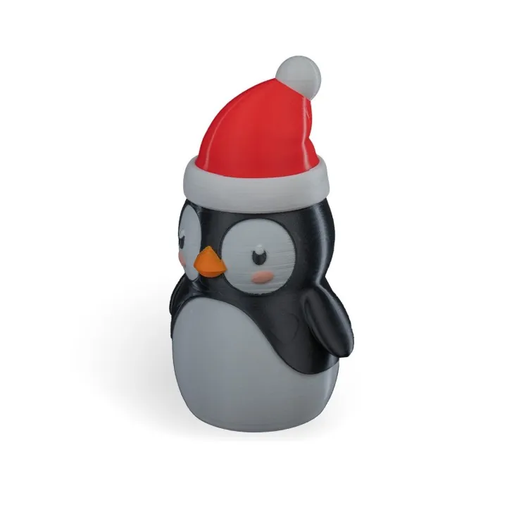 Pingouin Noël LED – Veilleuse Made in Occitanie