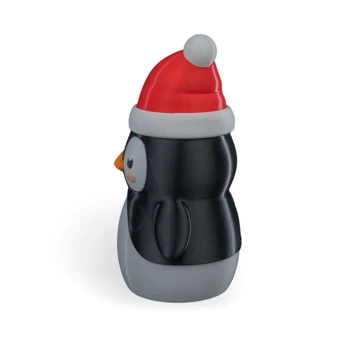Pingouin Noël LED – Veilleuse Made in Occitanie