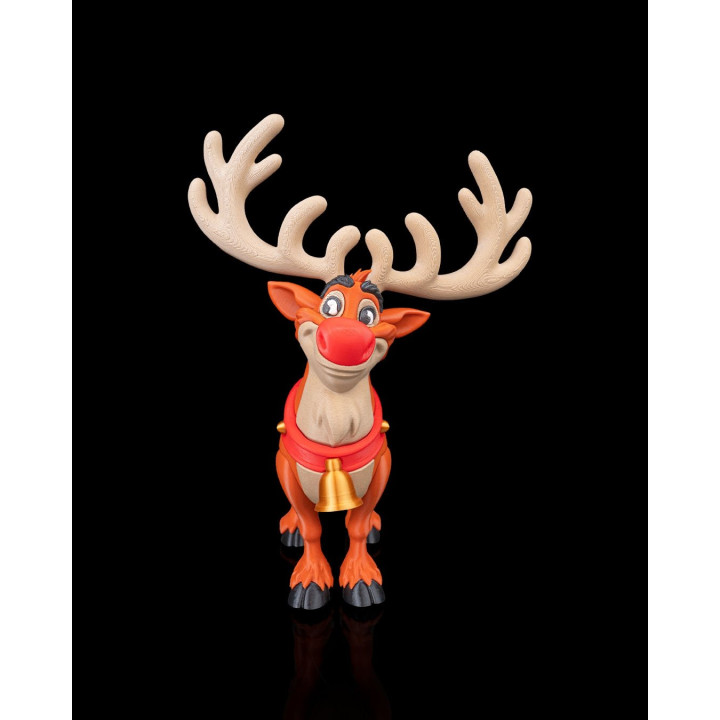 Rudolph Le Gardien Du Traîneau – Figurine De Noël Articulée