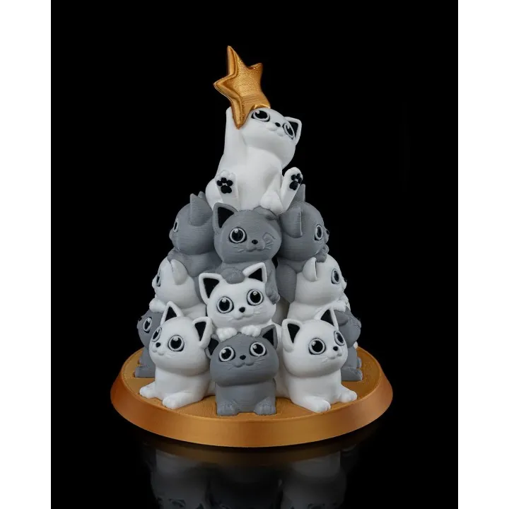 Sapin Chats Noël – Bougeoir déco Made in Occitanie