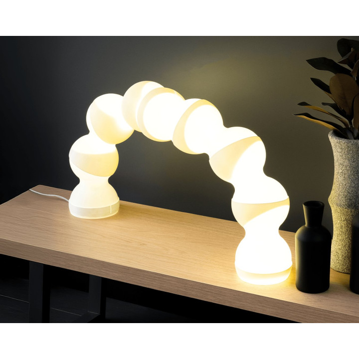 Lampe Horizon – Arche Lumineuse Sculptée À Poser