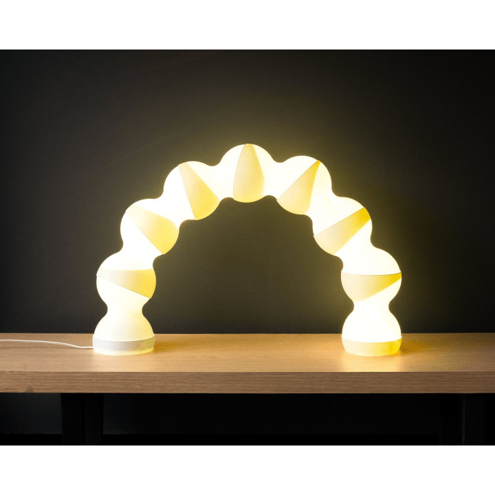 Lampe Horizon – Arche Lumineuse Sculptée À Poser