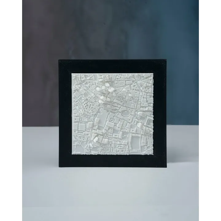 Carte relief Londres 3D – Déco murale Made in Occitanie