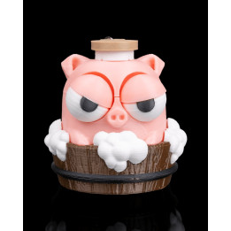 Scrub Me Not – Cochon Grognon Dans Son Bain, Porte-Clés Figurine