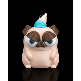 Porte-Clés Carlin Cone Of Shame – Figurine Bouledogue Bougon