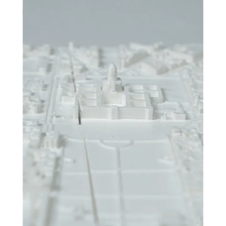 Carte Paris 3D en relief – Déco murale Made in Occitanie