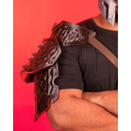 Épaulière Wyrmbane – Armure De Chasseur De Dragons
