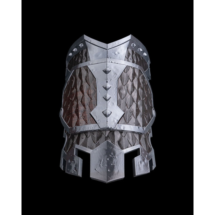 Épaulière Wyrmbane – Armure De Chasseur De Dragons
