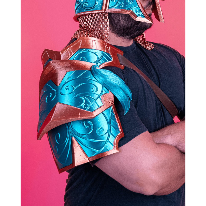 Épaulière Sylvan Guard – Armure Elfique De Cosplay