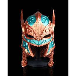 Casque Sylvan Guard – Heaume Elfique Fantaisie Avec Cotte De Mailles