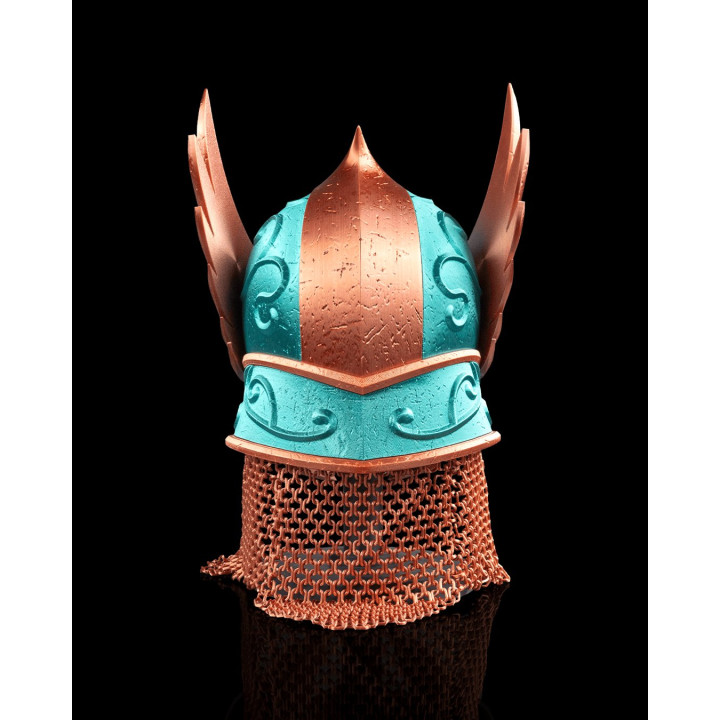 Casque Sylvan Guard – Heaume Elfique Fantaisie Avec Cotte De Mailles