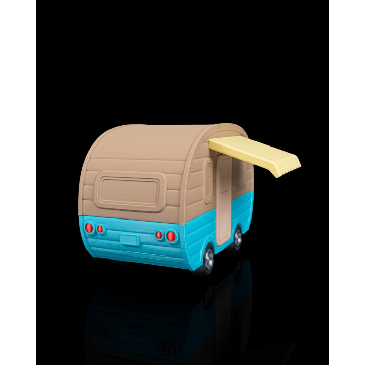 Caravane Vintage Camping-Car Container – Boîte De Rangement Rétro