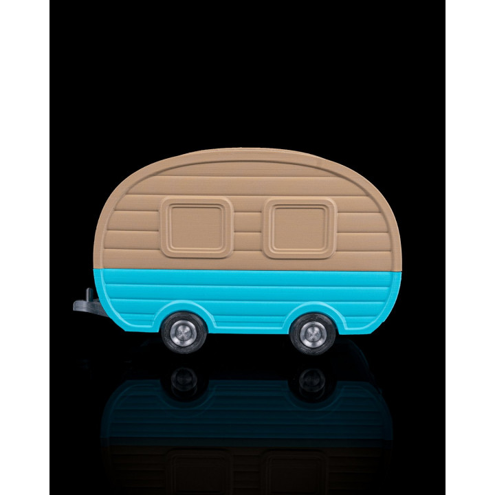 Caravane Vintage Camping-Car Container – Boîte De Rangement Rétro
