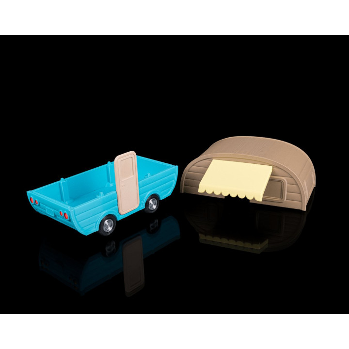 Caravane Vintage Camping-Car Container – Boîte De Rangement Rétro