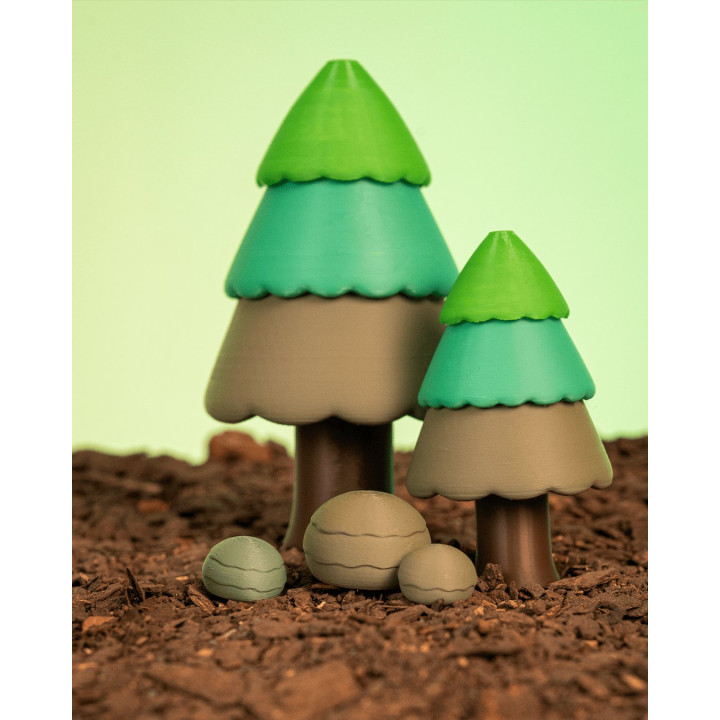 Trailside Nature Pack – Sapins & Rochers Décoratifs Made In Occitanie