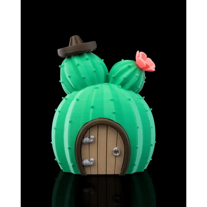 Maison Cactus – Sculpture Décorative Originale