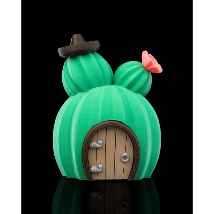 Maison Cactus – Sculpture Décorative Originale