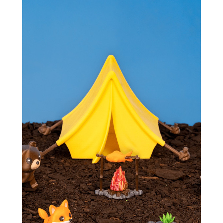 Tente De Camping Miniature – Contenant Décoratif Made In Occitanie