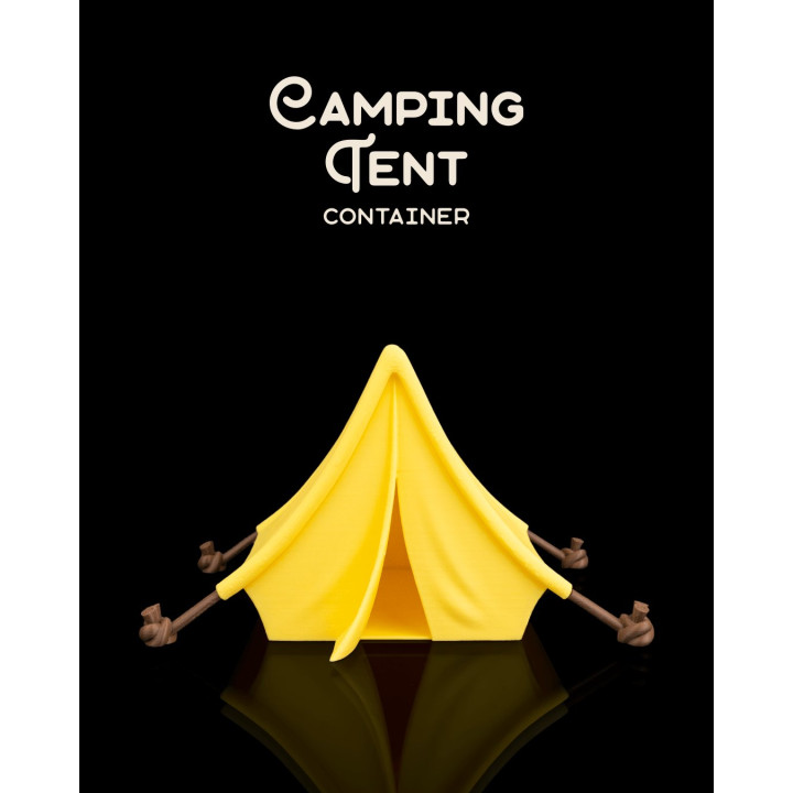Tente De Camping Miniature – Contenant Décoratif Made In Occitanie