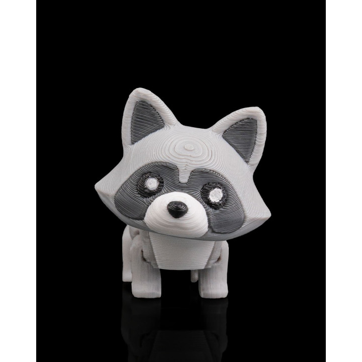 Raton Laveur De La Forêt – Figurine Articulée Mignonne & Collector