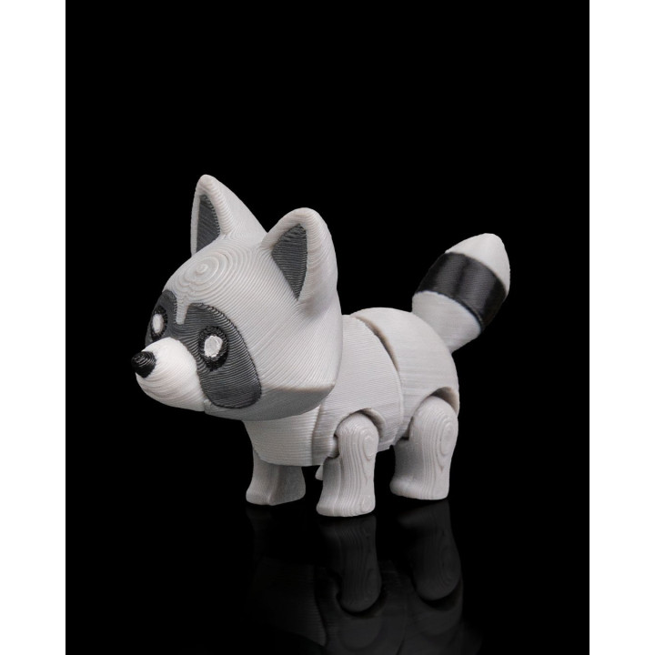 Raton Laveur De La Forêt – Figurine Articulée Mignonne & Collector