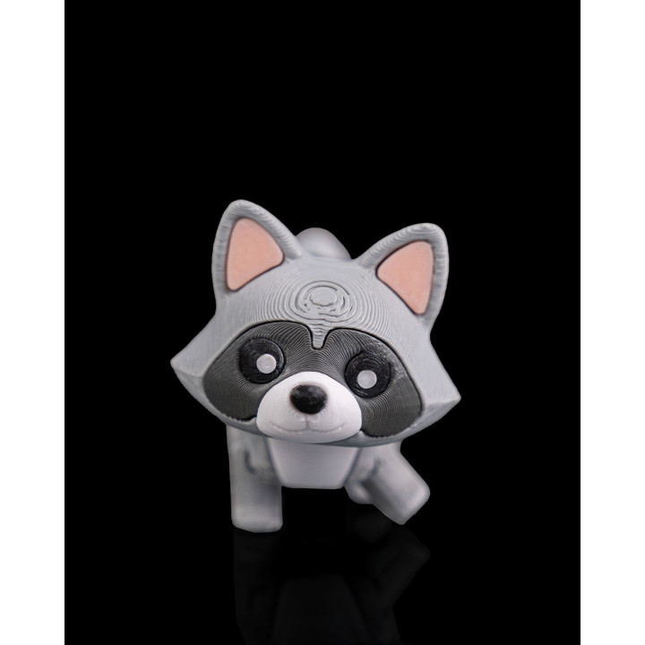 Raton Laveur De La Forêt – Figurine Articulée Mignonne & Collector