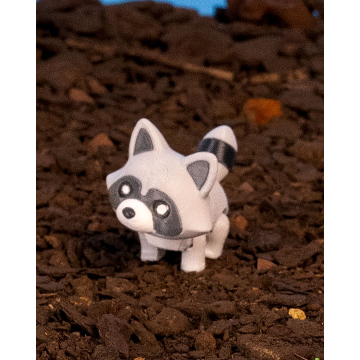 Raton Laveur De La Forêt – Figurine Articulée Mignonne & Collector
