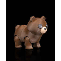 Ourson De La Forêt – Figurine Décorative Multicolore