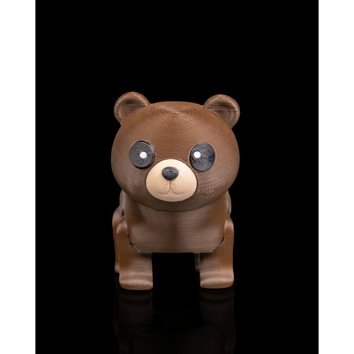 Ourson De La Forêt – Figurine Décorative Multicolore