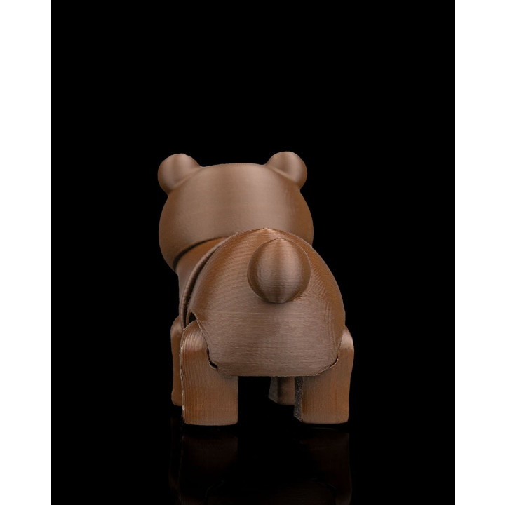 Ourson De La Forêt – Figurine Décorative Multicolore