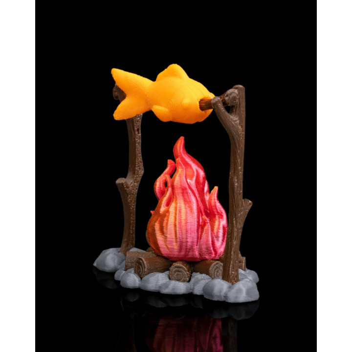 Feu De Camp Miniature – Set Cuisine Outdoor Décoratif