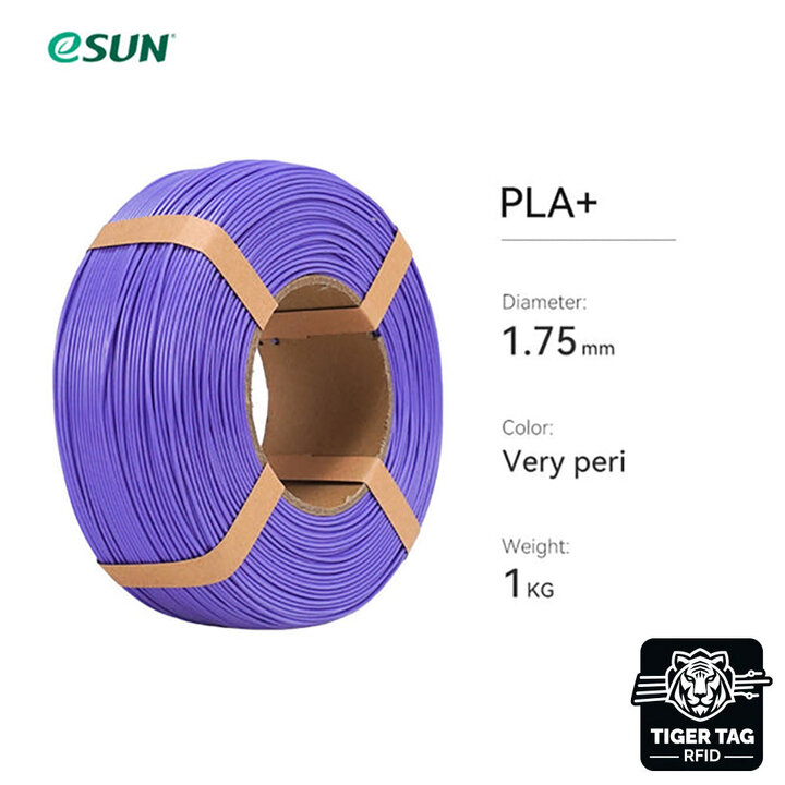 eSun - PLA+ - Very peri - 1,75 mm - 1 kg Recharge avec RFID Tiger